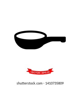pan icon in trendy flat design, kitchen utensil icon, frying pan icon 