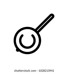 pan icon, vector illustration