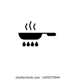 pan icon vector illustration glyph style design. isolated on white background