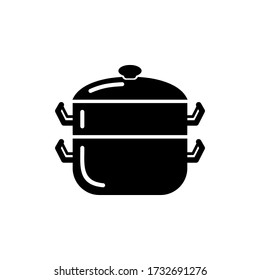 pan, icon, vector, illustration, kitchen