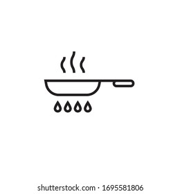 diseño de estilo de esquema de ilustración de vector de icono de pan. aislado sobre fondo blanco