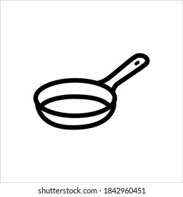 pan icon vector line art design editable stroke