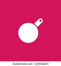 pan icon vector. pan sign on pink background. pan icon for web and app