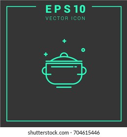pan icon. Web. Graphic element.cooking icon vector.kitchen

