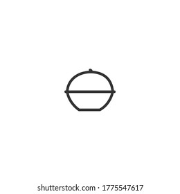 pan isolated line icon for web and mobile