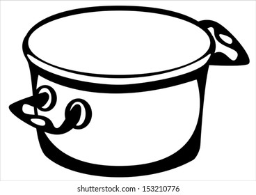 pan isolated on white background