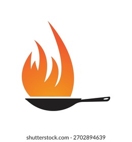 Pan  kichenware logo template icon illustration design
