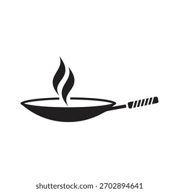 Pan  kichenware logo template icon illustration design