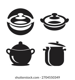 Pan  kichenware logo template icon illustration design
