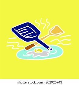 pan and kitchen flipper