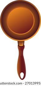 Pan Kitchen Vector de oro Dibujo Diseño Divertido Cute Eat Cartoon