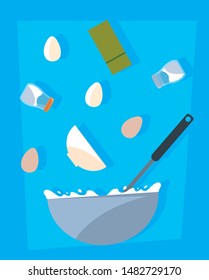 pan of kitchen with ingredients