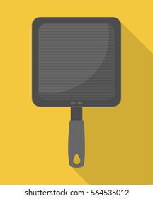 pan kitchen supplies icon image vector illustration design 