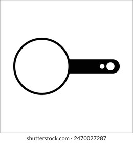 pan kitchen utensils icon silhouette