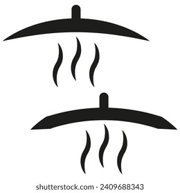 Icono de la tapa panorámica. Ilustración vectorial. EPS 10.