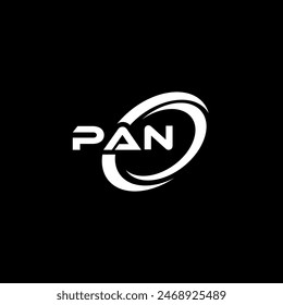 PAN Logo Design, Inspiración para una identidad única. Elegancia moderna y diseño creativo. Marca de agua tu éxito con el logotipo de Striking this.