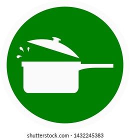 pan logo with green background