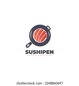 pan meat logo template illustration design  
