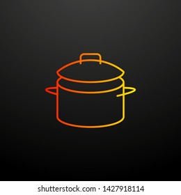 pan nolan icon. Elements of food set. Simple icon for websites, web design, mobile app, info graphics