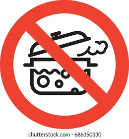 pan not boil sign