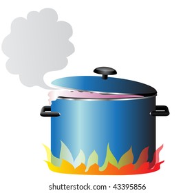 pan on the fire