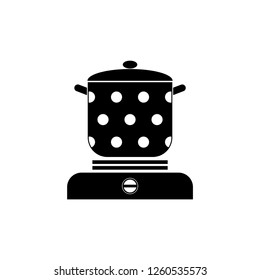 pan on the stove icon