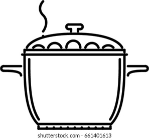  pan outline icon