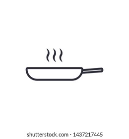 Pan Outline Icon Vector Illustration Eps