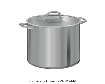 Pan-realistische Schüssel, einzelne Vektorgrafik