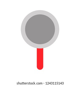pan, restaurant flat design icon.