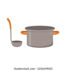 pan, soup, spoon with good quality with good color