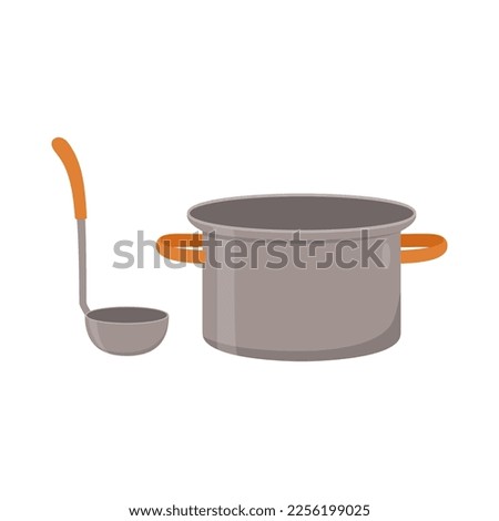 pan, soup, spoon with good quality with good color