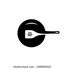pan spatula logo symbol