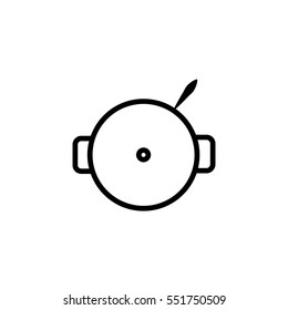 pan with spoon icon