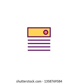 Pan tone icon design. Stationery icon vector illustration
