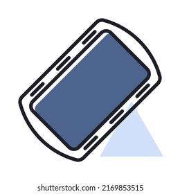 Bandeja panorámica para cocinar y hornear en el icono vectorial del horno. Aparato de cocina. Símbolo gráfico para cocinar diseño de sitio web, logotipo, aplicación, interfaz de usuario