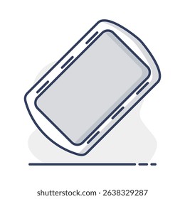 Pan tray for cooking and baking in oven vector icon. Kitchen appliance. Graph symbol for cooking web site design, logo, app, UI