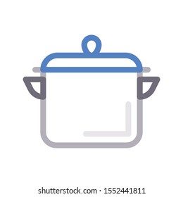 pan vector colour line icon