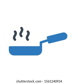 pan vector glyph colour icon 