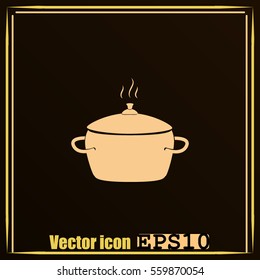 Pan vector icon