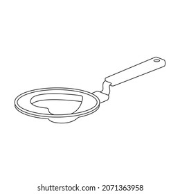 Icono de vector de panorámica.Icono de vector de contorno aislado en el plano de fondo blanco.