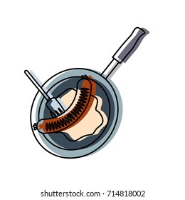 pan  vector illustration