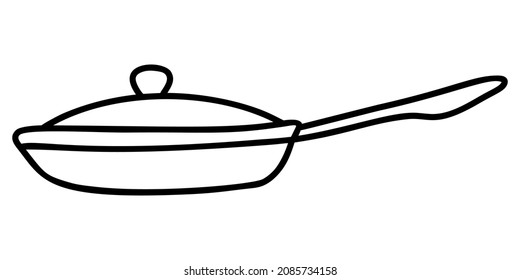Pan. Ilustración vectorial en estilo doodle.