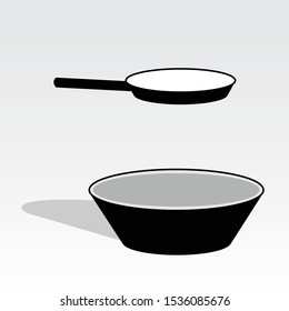 Pan vector illustration. Pan icon