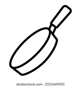 Pan Vector Line Icon Design