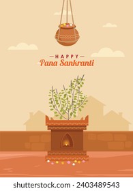 Pana Sankranti also known as Maha Bishuba Sankranti is the traditional new year day festival of Odia people in Odisha state in India.