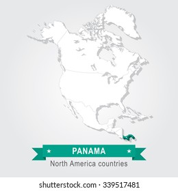 Panama. All the countries of North America.