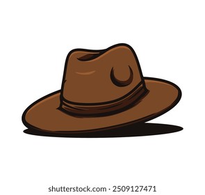 Panamá sombrero fedora Vector dibujo