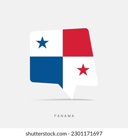 Panama-Flaggenblase-Chat-Symbol