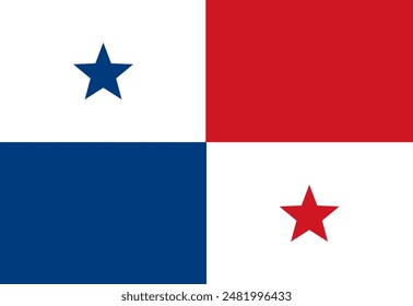 Panama flag illustrator country flags symbol nation